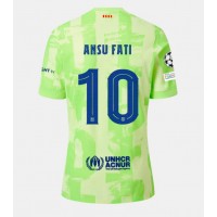 Camiseta Barcelona Ansu Fati #10 Tercera Equipación Replica 2024-25 mangas cortas